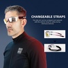 image:imageROCKBROS Photochromic Sports Sunglasses Mens Pickleball Glasses Cycling Glasses MTB Sunglasses with Removable Elasctic BandPink