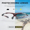 image:imageROCKBROS Photochromic Sports Sunglasses Mens Pickleball Glasses Cycling Glasses MTB Sunglasses with Removable Elasctic BandRed