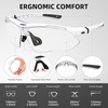 image:imageROCKBROS Photochromic Sports Sunglasses Mens Pickleball Glasses Cycling Glasses MTB Sunglasses with Removable Elasctic BandWhite