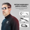 image:imageROCKBROS Photochromic Sports Sunglasses Mens Pickleball Glasses Cycling Glasses MTB Sunglasses with Removable Elasctic BandWhite