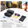 image:imageROCKBROS Photochromic Sunglasses for Men WomenUV400 Protection Cycling GlassesMTB Cycling Sports Sunglasses3 LensesPhotochromicdeep Purple