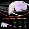 image:imageROCKBROS Photochromic Sunglasses for Men WomenUV400 Protection Cycling GlassesMTB Cycling Sports Sunglasses3 LensesPhotochromicdeep Purple