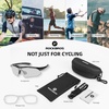 image:imageROCKBROS Pickleball Glasses for Men Women Photochromic Sports Sunglasses UV400 Protection Interchangeable StrapBlack