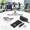 image:imageROCKBROS Pickleball Glasses for Men Women Photochromic Sports Sunglasses UV400 Protection Interchangeable StrapRed