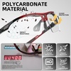image:imageROCKBROS Pickleball Glasses for Men Women Photochromic Sports Sunglasses UV400 Protection Interchangeable StrapRed