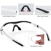 image:imageROCKBROS Pickleball Glasses for Men Women Photochromic Sports Sunglasses UV400 Protection Interchangeable StrapWhite