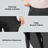 image:imageROCKBROS Womens Cycling Pants 3D Padded Bike Pants Elastic Waist NonSlip Breathable Tights Pocket Mountain Road Bike