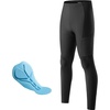 image:imageROCKBROS Mens Cycling Pants with 3D Padding Breathable Bike Tights for Road MTB Riding with Pockets BlackBlack
