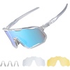 image:imageROCKBROS Photochromic Sunglasses for Men WomenUV400 Protection Cycling GlassesMTB Cycling Sports Sunglasses3 LensesPhotochromicice Blue