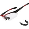 image:imageROCKBROS Pickleball Glasses for Men Women Photochromic Sports Sunglasses UV400 Protection Interchangeable StrapRed