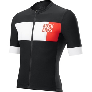 image:imageROCKBROS Cycling Jersey Men Short Sleeve Bike Shirt Breathable QuickDrying HighElastic Road Mountain Bike Jersey