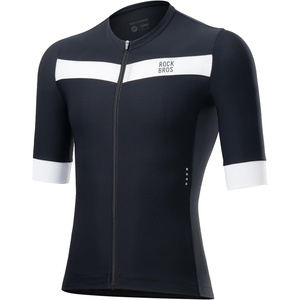 image:imageROCKBROS Mens Cycling Jersey Short Sleeve DualZone Ventilation SlimFit Full Zip 3 Pockets Lightweight Road MTB Biking