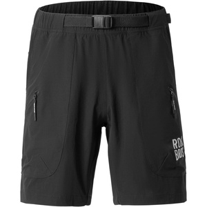 image:imageROCKBROS Mens Mountain Bike Shorts Lightweight MTB Shorts with Secure Zipper Pockets Casual Cycling Hiking ShortsBlack