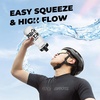 image:imageROCKBROS Bike Water Bottle 2025oz Squeeze Cycling Water Bottle BPA Free for Bicycle Running Hiking Gym amp Outdoor Activities25oz Black Transparent