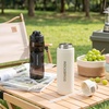 image:imageROCKBROS Bike Water Bottle Insulated Stainless Steel 186oz 550ml Cycling Water Bottle with Straw 2in1 Magnetic Mount for MTB Road Bike Motorcycle Wheelchair