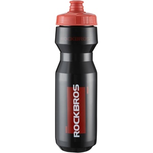 image:imageROCKBROS Bike Water Bottle 2025oz Squeeze Cycling Water Bottle BPA Free for Bicycle Running Hiking Gym amp Outdoor Activities25oz Black Red