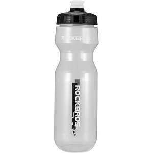 image:imageROCKBROS Bike Water Bottle 2025oz Squeeze Cycling Water Bottle BPA Free for Bicycle Running Hiking Gym amp Outdoor Activities25oz Black Transparent