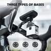 image:imageROCKBROS Bike Computer Mount Aluminum Integrated amp Angle Adjustable Bicycle Cycling OutFront Computer Mount Compatible with Garmin Bryton WahooGo Pro