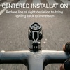 image:imageROCKBROS Bike Computer Mount Aluminum Integrated amp Angle Adjustable Bicycle Cycling OutFront Computer Mount Compatible with Garmin Bryton WahooGo Pro