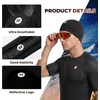 image:imageROCKBROS Cooling Skull Caps for Men WomenHard Hat Liner Helmet Liner Cycling Cap Motorcycle Sweat Wicking Head Wrap 2 PacksBlack 2 Packs