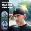 image:imageROCKBROS Cooling Skull Caps for Men WomenHard Hat Liner Helmet Liner Cycling Cap Motorcycle Sweat Wicking Head Wrap 2 PacksBlack Hemp Gray 2 Packs