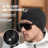 image:imageROCKBROS Cooling Skull Caps for Men WomenHard Hat Liner Helmet Liner Cycling Cap Motorcycle Sweat Wicking Head Wrap 2 PacksBlack Hemp Gray 2 Packs