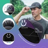 image:imageROCKBROS Cycling Cap Cooling Skull Cap Helmet Liner with Sun Visor Sun Protection Running Bike Hat for Men WomenWhite and Bluepurple Ombre