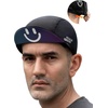 image:imageROCKBROS Cycling Cap Cooling Skull Cap Helmet Liner with Sun Visor Sun Protection Running Bike Hat for Men WomenWhite and Bluepurple Ombre