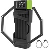 image:imageROCKBROS Folding Bike Lock Combination with Mount Bracket Kit 4Digit Combo for Bicycles Heavy Duty AntiTheft AntiCut Bicycle Lock394ft 120cm Length x 034 in 853 mm