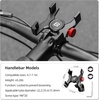 image:imageROCKBROS Bike Phone Holder Aluminum Bike Phone Mount HolderHandlebar Mounted Cell Phone Holder for 4771 Inch Phones Stem MountHandlebar Mount