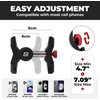 image:imageROCKBROS Bike Phone Holder Aluminum Bike Phone Mount HolderHandlebar Mounted Cell Phone Holder for 4771 Inch Phones Stem MountStem Mount