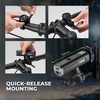image:imageROCKBROS Bike Headlight 6 Modes AntiDazzling Bike Front Light Aluminium Alloy IPX6 Waterproof TypeC Rechargeable Bike Lights for Night Riding