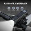 image:imageROCKBROS Bike Headlight 6 Modes AntiDazzling Bike Front Light Aluminium Alloy IPX6 Waterproof TypeC Rechargeable Bike Lights for Night Riding