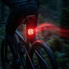 image:imageROCKBROS Bike Tail Light SmartTypeC 400mAh Batteryamp Adjustable AngleDual Mounting Bicycle Rear LightsIPX5 WaterproofCycling Safety Taillight Accessories for Men Women KidsPumpkin Lantern