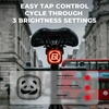 image:imageROCKBROS Bike Tail Light SmartTypeC 400mAh Batteryamp Adjustable AngleDual Mounting Bicycle Rear LightsIPX5 WaterproofCycling Safety Taillight Accessories for Men Women KidsLittle Spider