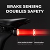 image:imageROCKBROS Bike Tail Light SmartTypeC 400mAh Batteryamp Adjustable AngleDual Mounting Bicycle Rear LightsIPX5 WaterproofCycling Safety Taillight Accessories for Men Women KidsCat