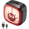 image:imageROCKBROS Bike Tail Light SmartTypeC 400mAh Batteryamp Adjustable AngleDual Mounting Bicycle Rear LightsIPX5 WaterproofCycling Safety Taillight Accessories for Men Women KidsLittle Spider