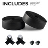 image:imageROCKBROS Bike Handlebar Tape for Road Bike Grip Tape Bicycle Handlebar Grip Tape Wraps Set of 2GreenBlack