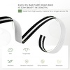 image:imageROCKBROS Bike Handlebar Tape for Road Bike Grip Tape Bicycle Handlebar Grip Tape Wraps Set of 2GreenWhite on Black