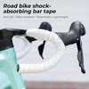 image:imageROCKBROS Bike Handlebar Tape for Road Bike Grip Tape Bicycle Handlebar Grip Tape Wraps Set of 2GreenWhite on Black