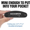 image:imageROCKBROS Bike Multitool Lightweight 16in1 MTB Bicycle Multitool Compact Portable Bike Repair Tool Kit With Allen Wrench Tire Levers1 Pack16 in 1 Tools
