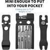 image:imageROCKBROS Bike Multitool Lightweight 16in1 MTB Bicycle Multitool Compact Portable Bike Repair Tool Kit With Allen Wrench Tire Levers1 Pack20 in 1 Tools