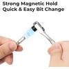 image:imageROCKBROS Bike Tool Kit Portable Bike Multitool with 7 Magnetic Bits Ratchet Wrench amp CO2 Inflator Nozzle Bike Tire Repair Kit with Tire Levers for Road and MTB Emergency
