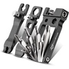 image:imageROCKBROS Bike Multitool Lightweight 16in1 MTB Bicycle Multitool Compact Portable Bike Repair Tool Kit With Allen Wrench Tire Levers1 Pack20 in 1 Tools