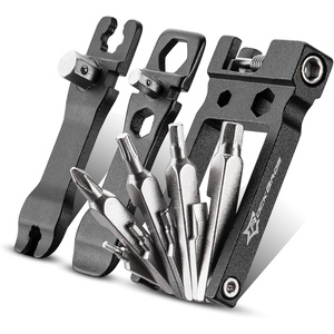 image:imageROCKBROS Bike Multitool Lightweight 16in1 MTB Bicycle Multitool Compact Portable Bike Repair Tool Kit With Allen Wrench Tire Levers1 Pack20 in 1 Tools