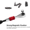 image:imageROCKBROS Bike Tools Kit Set 14 in 1 MultiFunction Repair Tool  Portable FoldableReversible Ratchet Wrench10 Bits2 Tire Levers For Road Bike Mountain Bike and EBikeNormal