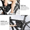 image:imageROCKBROS Bike Triangle Frame Bag  Waterproof Top Tube Bag with Keel Support 2L Large Capacity MultiPocket Organizer Reflective Strips for Road amp Mountain BikesCity Pattern  Black