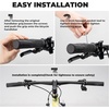 image:imageROCKBROS Ergonomic Design Mountain Bike Handlebar Grips Single Lockon Comfort ShockAbsorbing Bicycle Handle Grips with NonSlip MTB Grips for Mountain Bike BMX Scooter 222mm