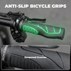 image:imageROCKBROS Ergonomic Design Mountain Bike Handlebar Grips Single Lockon Comfort ShockAbsorbing Bicycle Handle Grips with NonSlip MTB Grips for Mountain Bike BMX Scooter 222mm