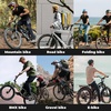 image:imageROCKBROS Ergonomic Design Mountain Bike Handlebar Grips Single Lockon Comfort ShockAbsorbing Bicycle Handle Grips with NonSlip MTB Grips for Mountain Bike BMX Scooter 222mm